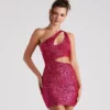 Windsor. Mirror Ball Sequin Mini Dress