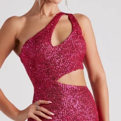 Windsor. Mirror Ball Sequin Mini Dress -Deals Skirt Store 05103 4951 4