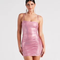 Windsor. Groovy Gal Metallic Mini Dress 14 Windsor. Groovy Gal Metallic Mini Dress -Deals Skirt Store 05103 4961 1