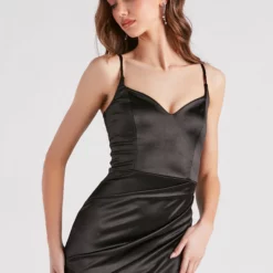 Windsor. Love To Dance Satin Short Dress -Deals Skirt Store 05103 4990 4