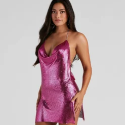 Windsor. Endless Nights Chainmail Halter Dress -Deals Skirt Store 06003 1964 1 1