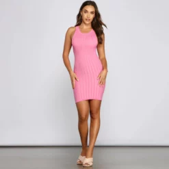 Windsor. Keepin' Knit On-Trend Mini Sweater Dress -Deals Skirt Store 06005 1147 3