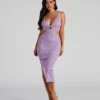 Windsor. Feel The Heat V-Neck Midi Dress -Deals Skirt Store 06005 1448 1
