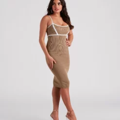 Windsor. Spring The Fun Sweater Midi Dress -Deals Skirt Store 06005 1640 3