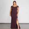 Windsor. Plus Aurora Formal High Slit Mermaid Dress -Deals Skirt Store 15002 0092 1 27bd0cc2 5d04 4cd7 8d7a d468eb7da81e