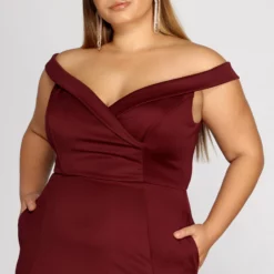 Windsor. Plus Lucy Formal High Slit Dress -Deals Skirt Store 15004 0007 3 61d671bb e588 4619 b65c 4c04db1d8fc3