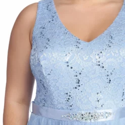 Windsor. Plus Ava Formal Glitter Tendril Dress 9 Windsor. Plus Ava Formal Glitter Tendril Dress -Deals Skirt Store 15004 0009 4