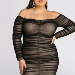 Windsor. Plus Ruche AF Mini Dress -Deals Skirt Store 15103 0023 4 7e7568fc bc82 484a a896 c04f737c25d8